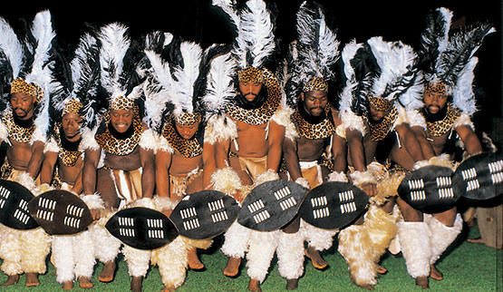 Zululand dancers.